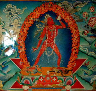 Photo of Vajrayogini from Samye Monastery